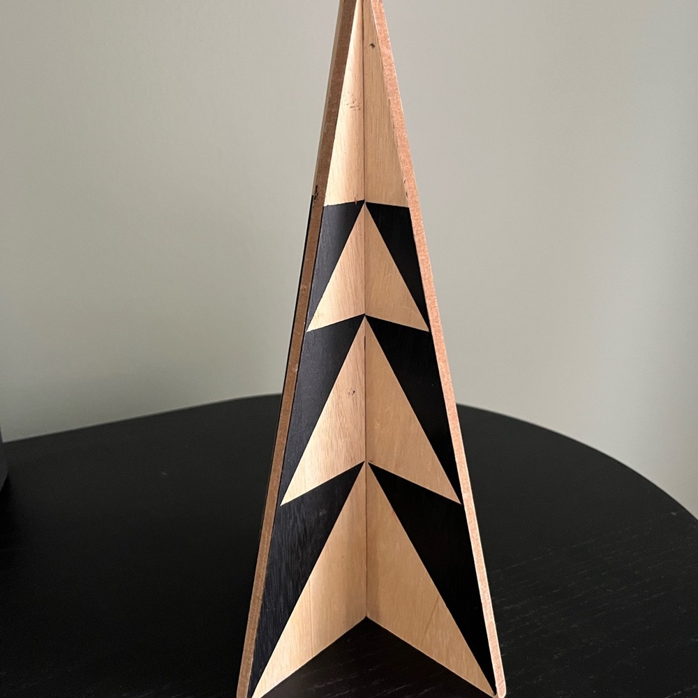 Geometric Wooden Christmas Tree